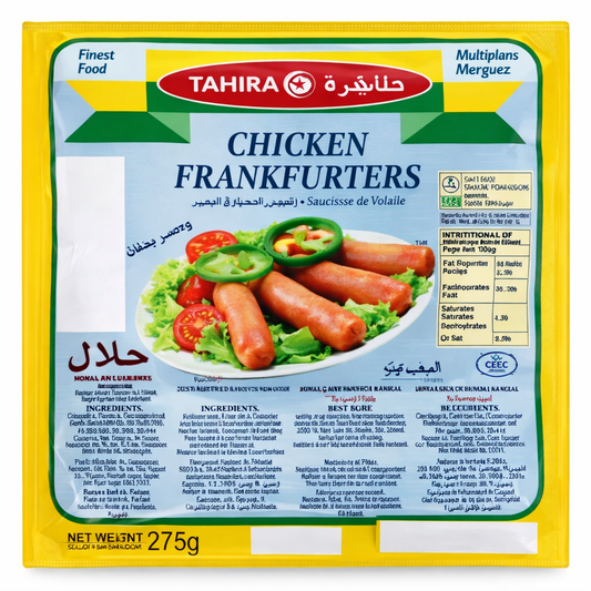 Tahira Halal Chicken Frankfurters 340g - Onlinemeatshop.com