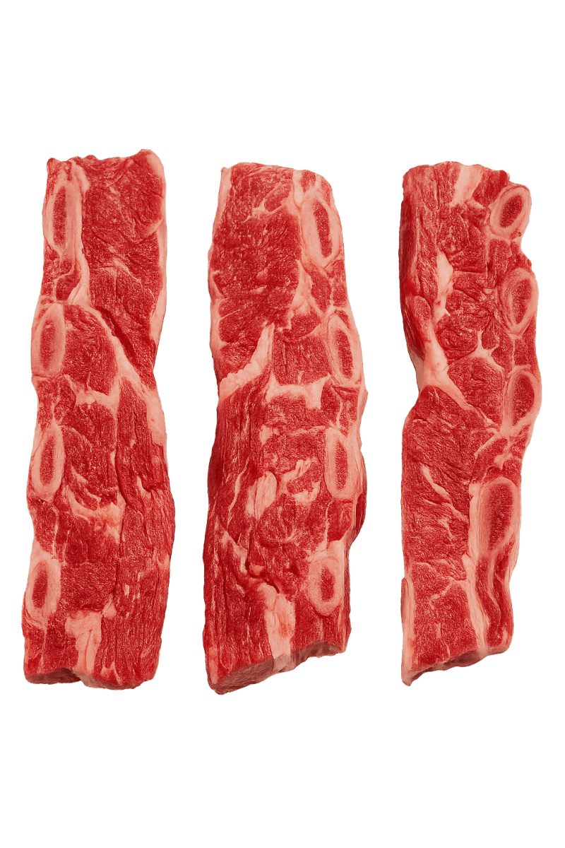 Fresh Halal British Angus Galbi Short Ribs – Korean Cross - Cut, Grass - Fed - Onlinemeatshop.com