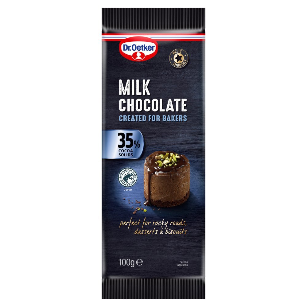 Dr. Oetker Milk Chocolate Bar 100g - Onlinemeatshop.com