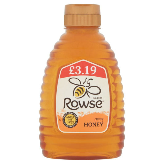 Rowse Squeezy Clear Honey 340G - Onlinemeatshop.com