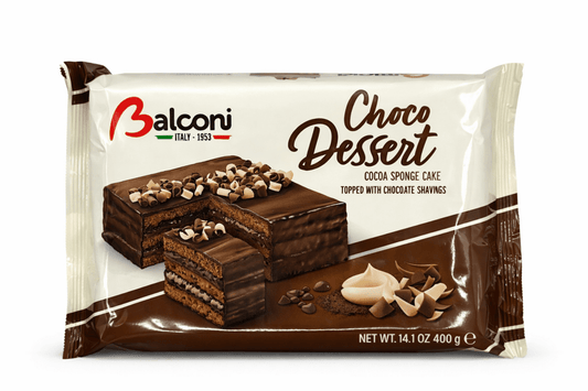 Balconi Choco Dessert Cocoa Sponge Cake with Chocolate Shavings - Onlinemeatshop.com