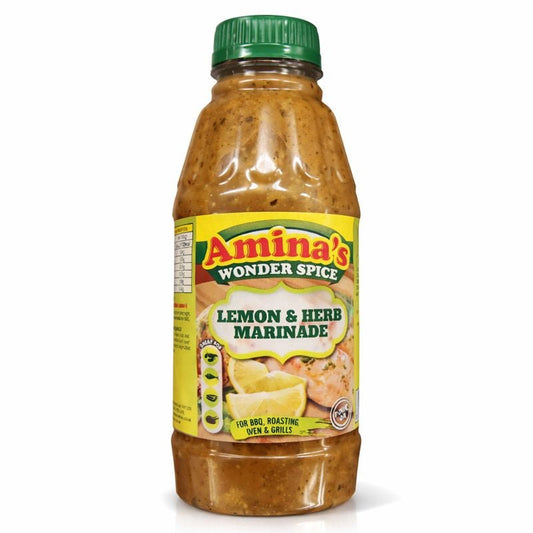 Amina’s Lemon Herb Marinade 500ml - Onlinemeatshop.com
