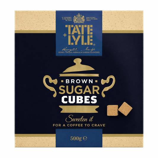 Tate & Lyle Fairtrade Cane Sugar Brown Cubes 500g - Onlinemeatshop.com