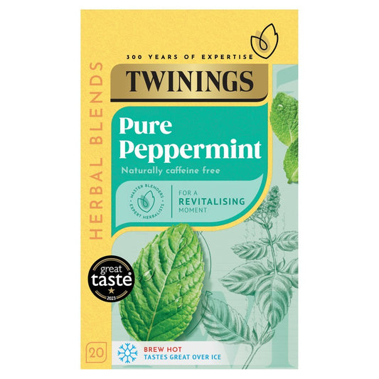 Twinings Pure Peppermint 20 Tea Bags 40g - Onlinemeatshop.com