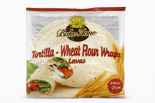 BakeZone Wheat Flour Tortilla Wraps - Onlinemeatshop.com