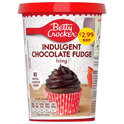 Betty Crocker Indulgent Chocolate Fudge Icing 400g - Onlinemeatshop.com
