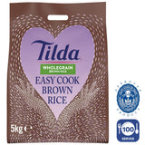 Tilda Easy Cook Wholegrain Brown Rice - 5kg