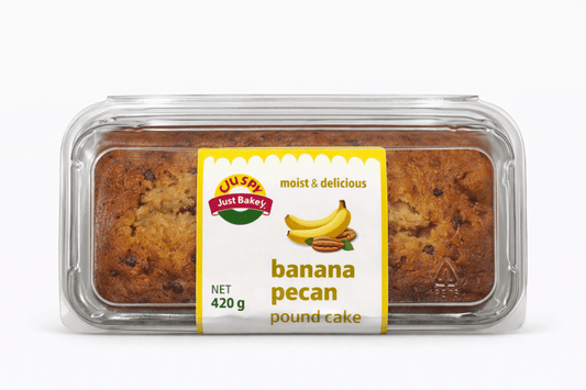 Crispy Just Baked Banana & Pecan Pound Cake - Onlinemeatshop.com