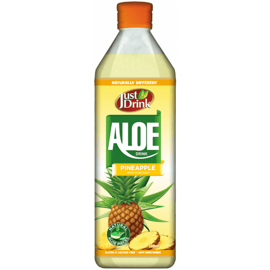 Just Drink Aloe Pineapple 500ml - Onlinemeatshop.com