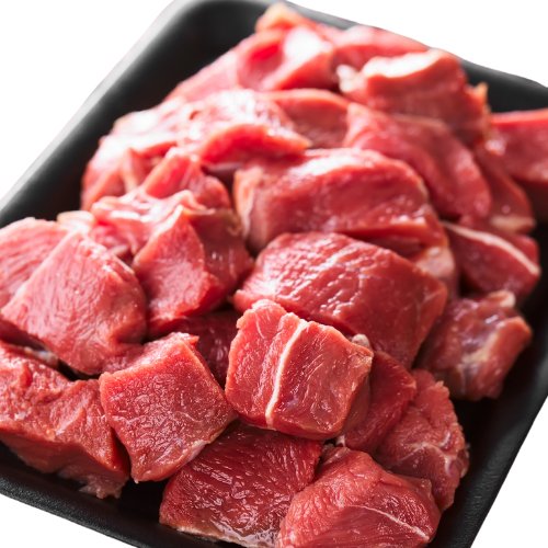 Fresh Halal Diced Kid Goat, Mix Parts - 30-35G Diced - Onlinemeatshop.com