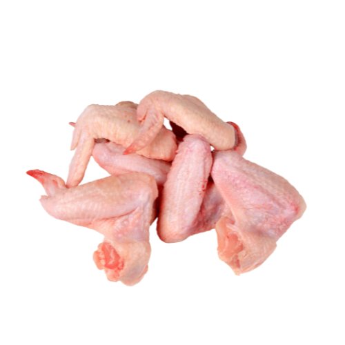 Halal British Fresh Chicken 3-Joint Wings, Skin on - Onlinemeatshop.com