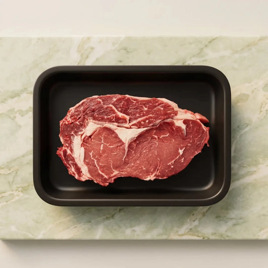 Fresh Halal British Angus Beef Ribeye - Premium, Grass Fed, Dry Aged - Onlinemeatshop.com