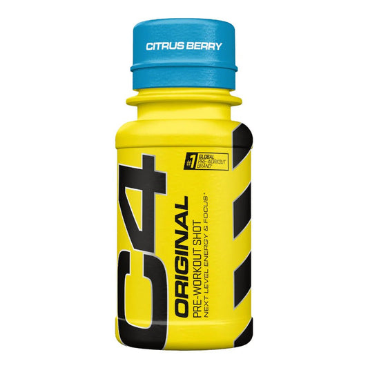 C4 Energy Citrus Berry Pre Work Out Shots 60ml - Onlinemeatshop.com