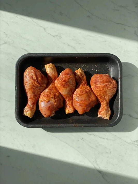 Seasoned Chicken Drumsticks – Halal, In-House Marinated - Onlinemeatshop.com