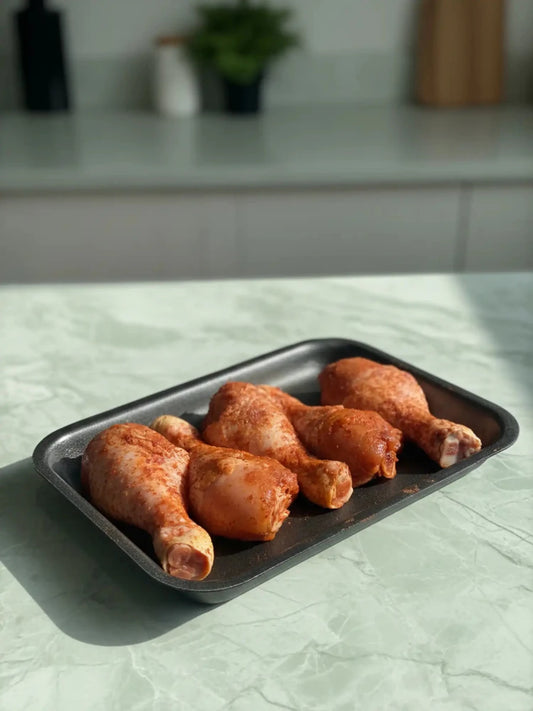 Seasoned Chicken Drumsticks – Halal, In-House Marinated - Onlinemeatshop.com