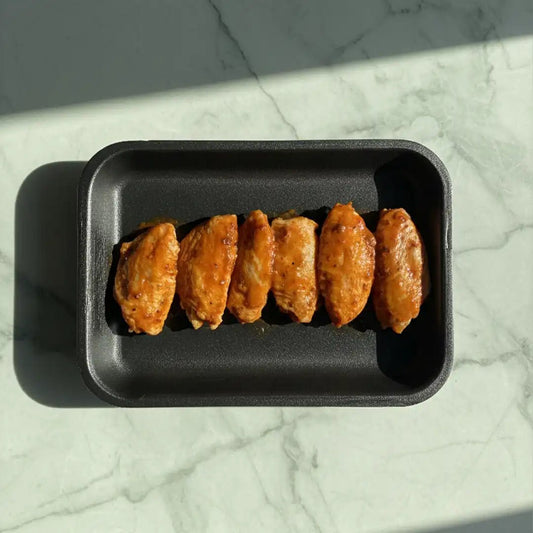 Seasoned Chicken Flat Wings – Halal, In-House Marinated - Onlinemeatshop.com