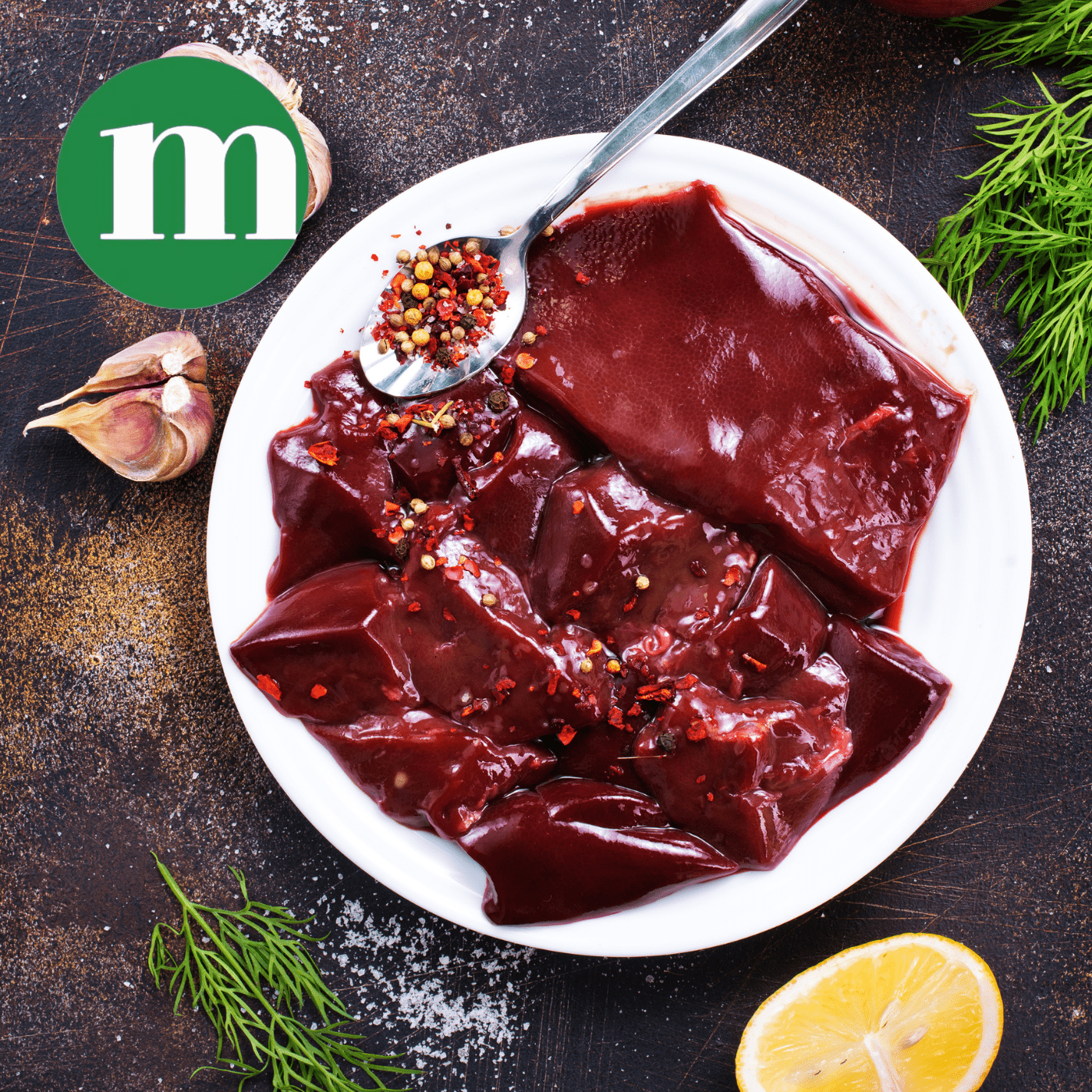 Fresh Halal Lamb Liver - Onlinemeatshop.com