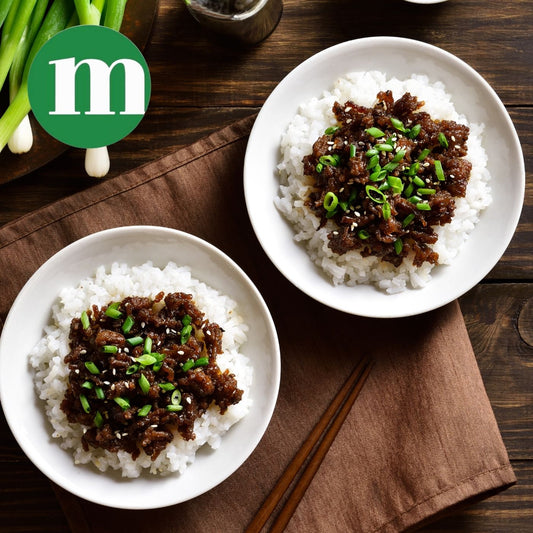 Korean Ground Beef Bowl, British Beef Best Mince, Lean - Onlinemeatshop.com