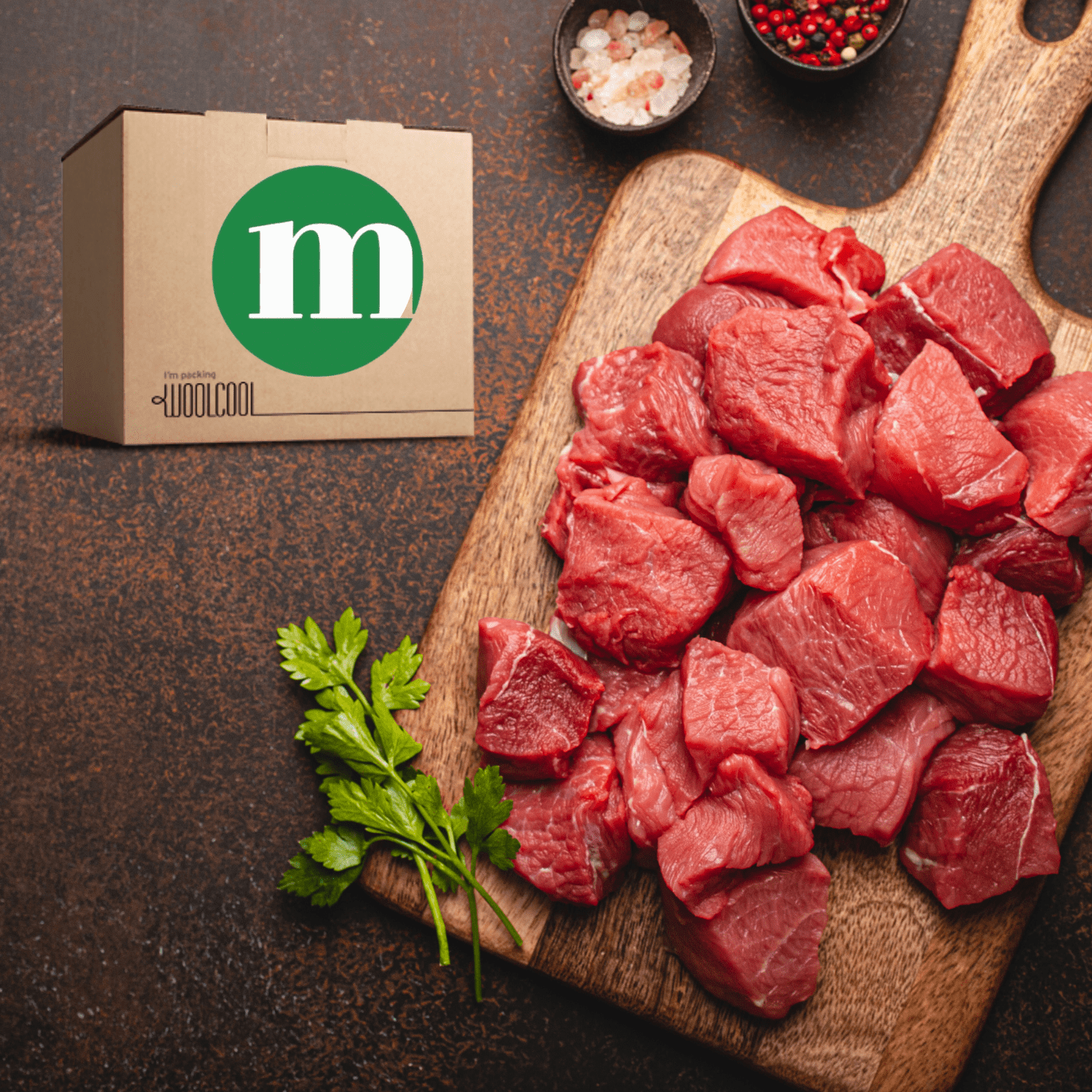 Fresh Halal Lean Mutton Steak Boneless Cubes - 5KG - Onlinemeatshop.com