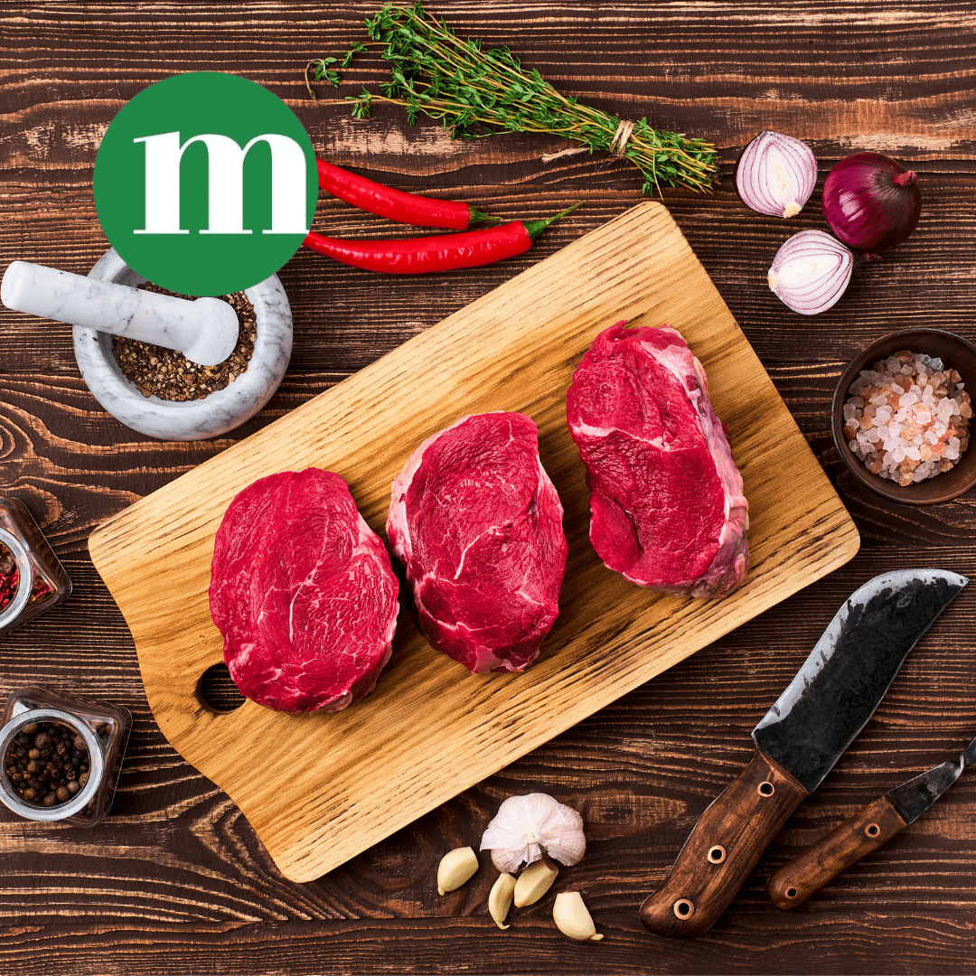 Fresh Halal Rolled Beef Tenderloin Fillet Center Steak 2x250g - Onlinemeatshop.com