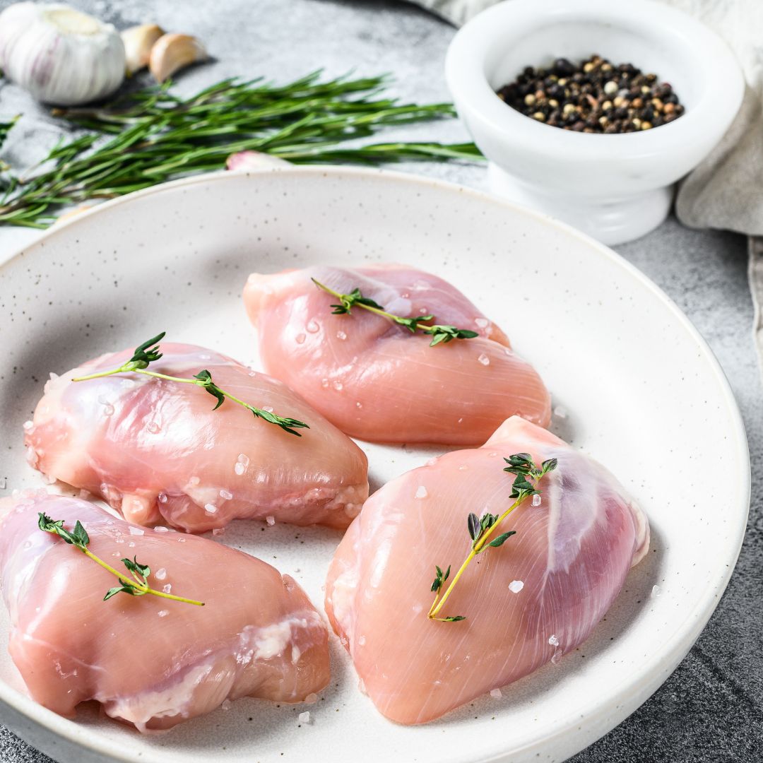 Fresh Halal Chicken Oyster Thigh Skinless & Boneless - Onlinemeatshop.com