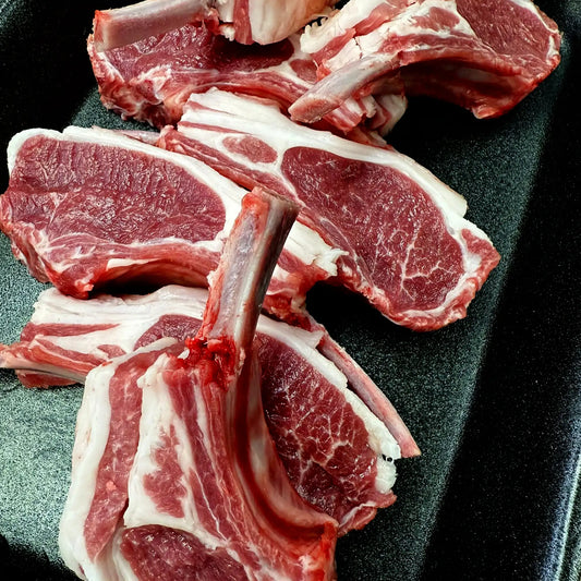Fresh Halal British Baby Lamb Front Chop - Lamb Best - End - Onlinemeatshop.com