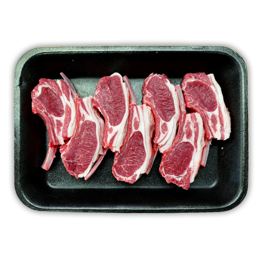 Fresh Halal British Baby Lamb Front Chop - Lamb Best - End - Onlinemeatshop.com