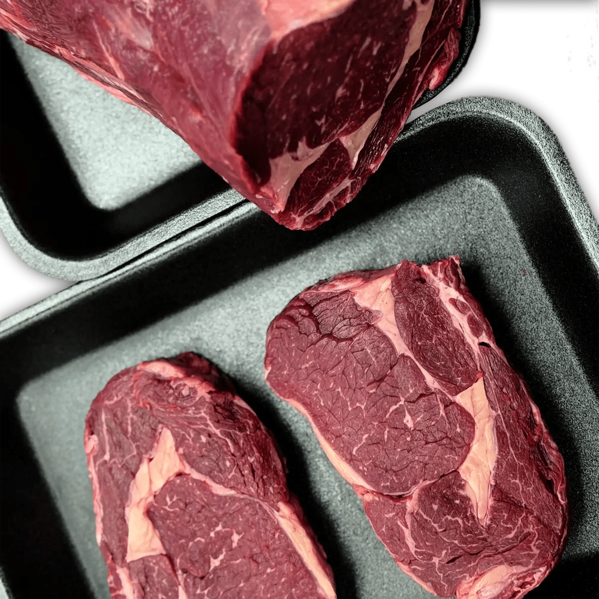 Fresh Halal Grass - Fed Beef Ribeye Steak 2x250g - Onlinemeatshop.com