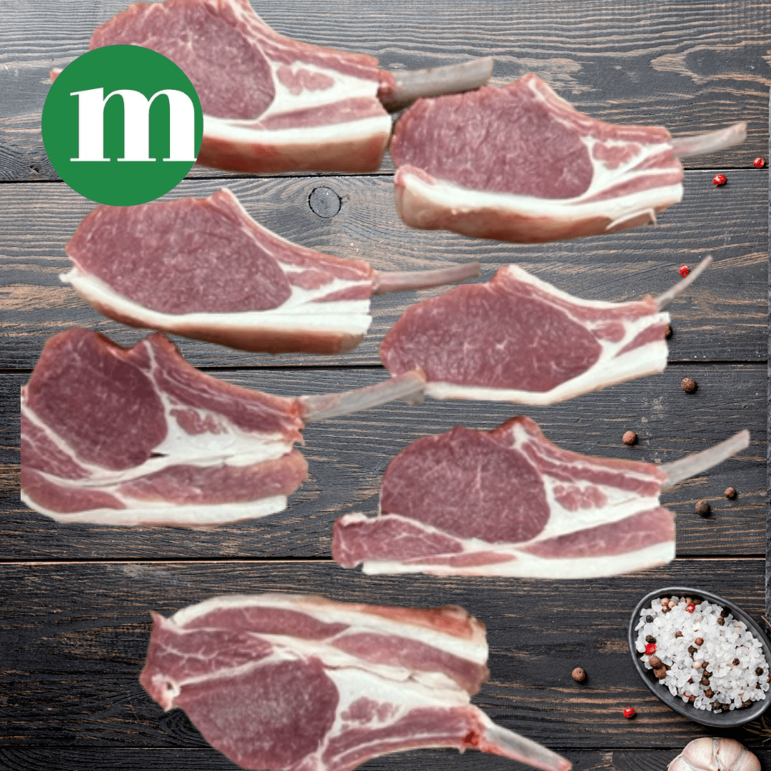 Fresh Halal British Lamb French Cutlets - 500G - Onlinemeatshop.com