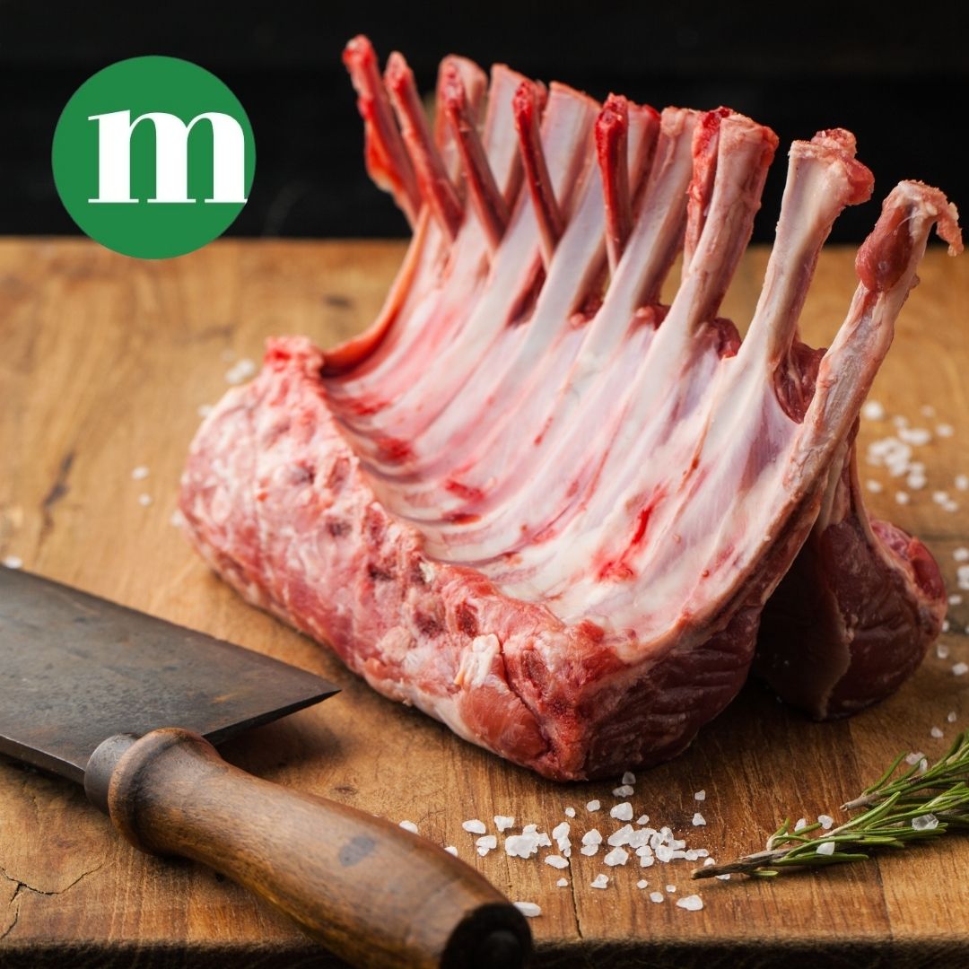Fresh Halal British Rack of Mutton Chops (Carré D'agneau) – Approx. 700g-1.2KG - Onlinemeatshop.com