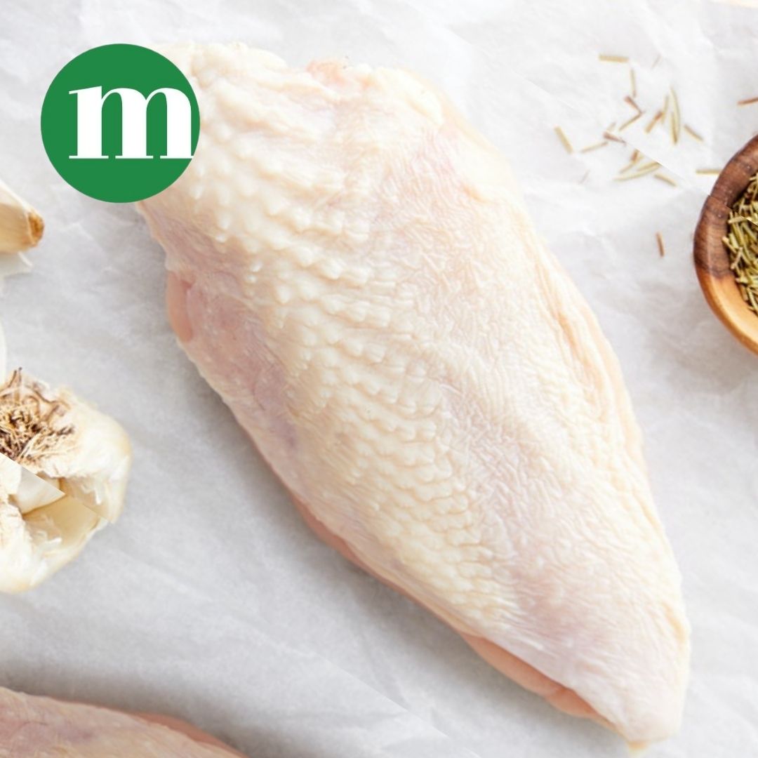 Fresh Halal Chicken British Breast Boneless With Skin - Onlinemeatshop.com