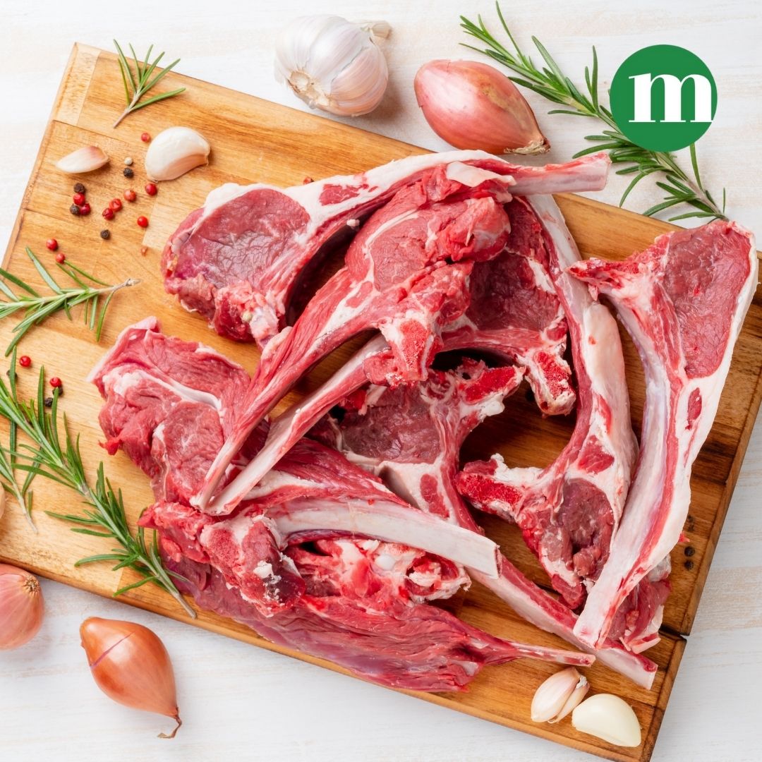 Fresh Halal Goat Front Chops - Onlinemeatshop.com