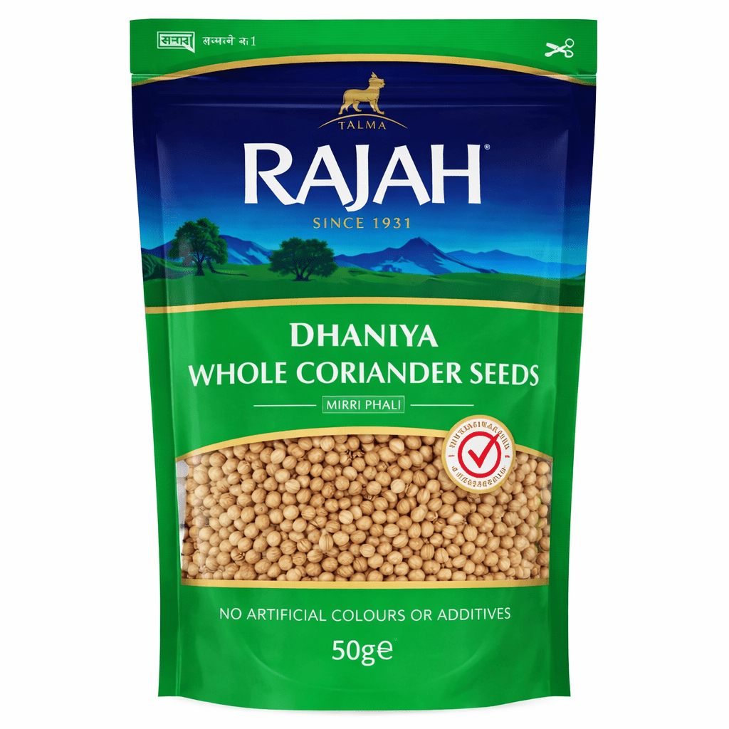 Rajah Whole Dhaniya 50g - Onlinemeatshop.com