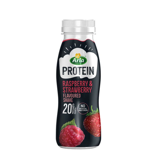 Arla Strawberry & Raspberry Protein Shake 500ml - Onlinemeatshop.com