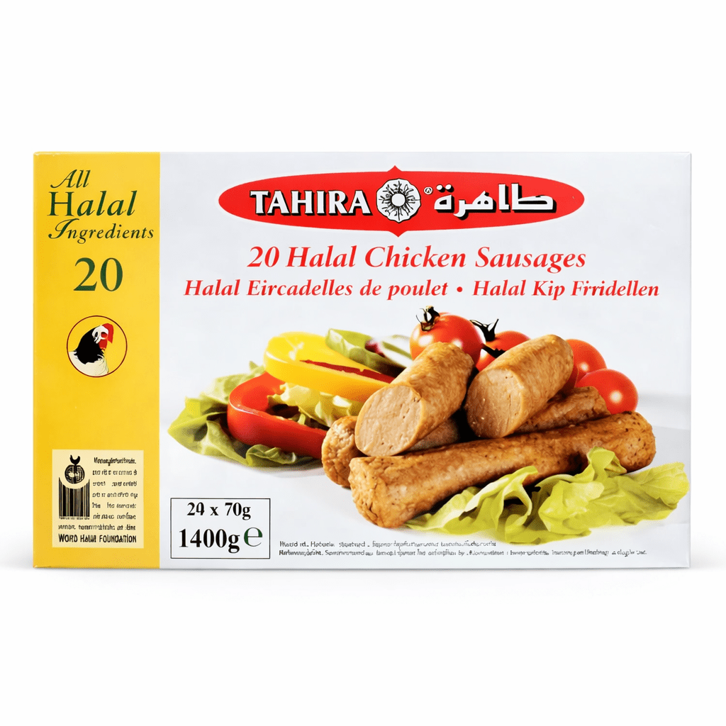 Tahira Halal 20 Chicken Sausages - Onlinemeatshop.com