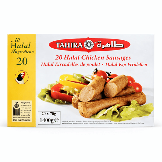 Tahira Halal 20 Chicken Sausages - Onlinemeatshop.com