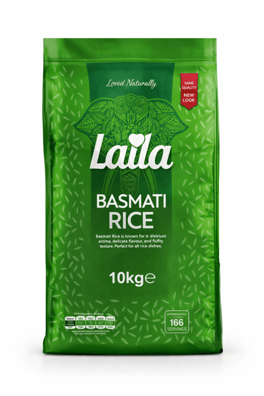 Laila Basmati Rice 10kg - Onlinemeatshop.com