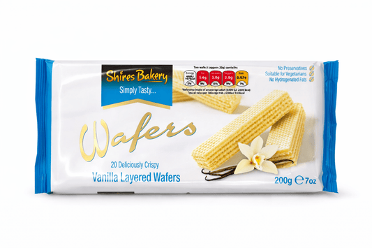 Shires Bakery Vanilla Layered Wafers - Onlinemeatshop.com