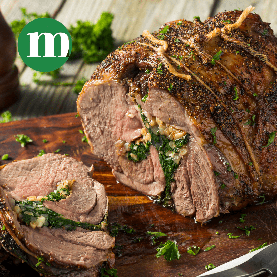 In-House Marinated Boneless Lamb Leg (1.5–2kg) – Halal, Choice of Flavours