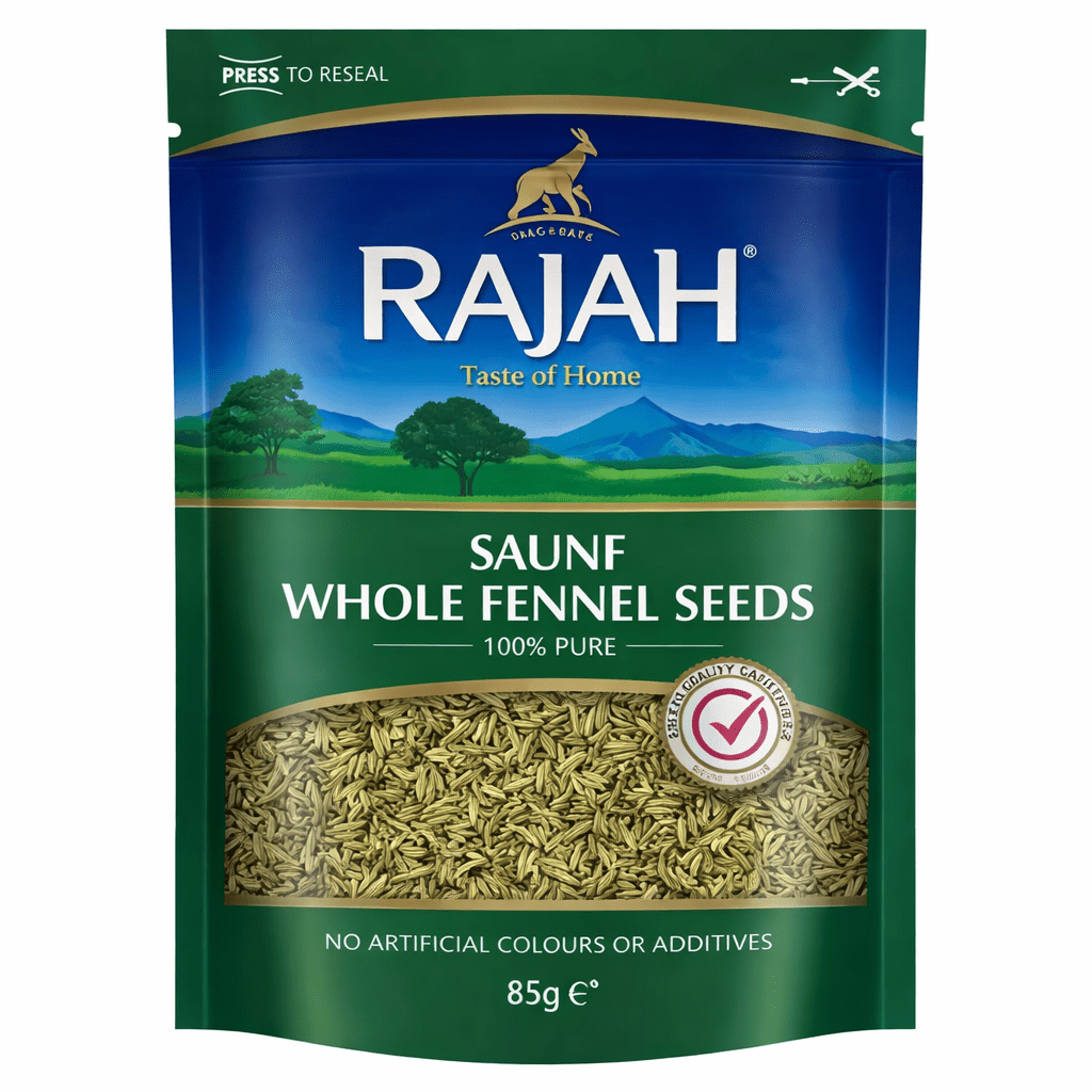 Rajah Whole Fennel Seeds 85g - Onlinemeatshop.com