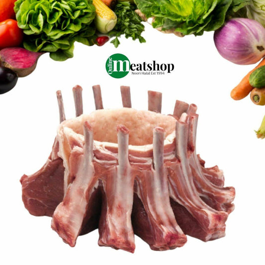Fresh Halal British Crown of Mutton Front Chop (1-1.2KG) - Onlinemeatshop.com