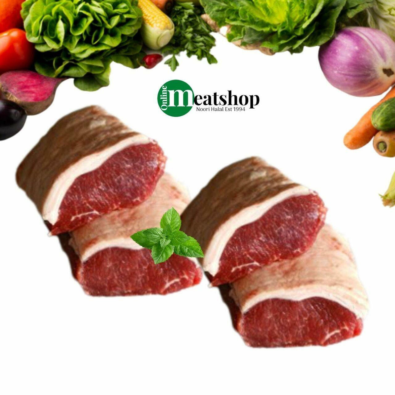 Fresh Halal British Mutton Cannon, Upper Loin - 1KG - Onlinemeatshop.com