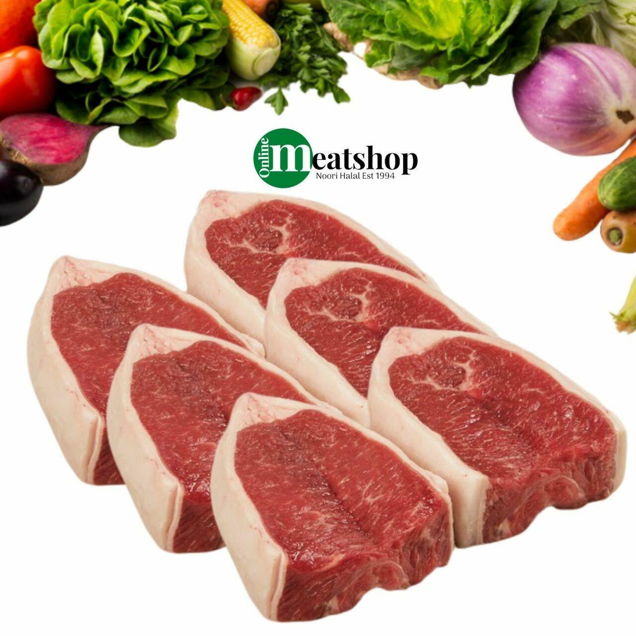 Fresh Halal British Mutton Valentine Steak 500G - Onlinemeatshop.com