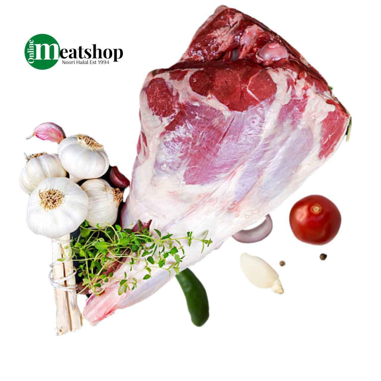 Tuscan Roasted lamb leg, Halal Baby Lamb Leg Chunk 1KG
