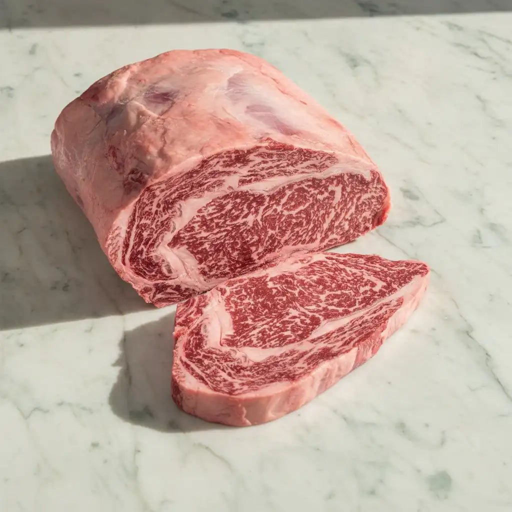 Fresh Halal Australian Wagyu Ribeye BMS 8-9+ - Onlinemeatshop.com
