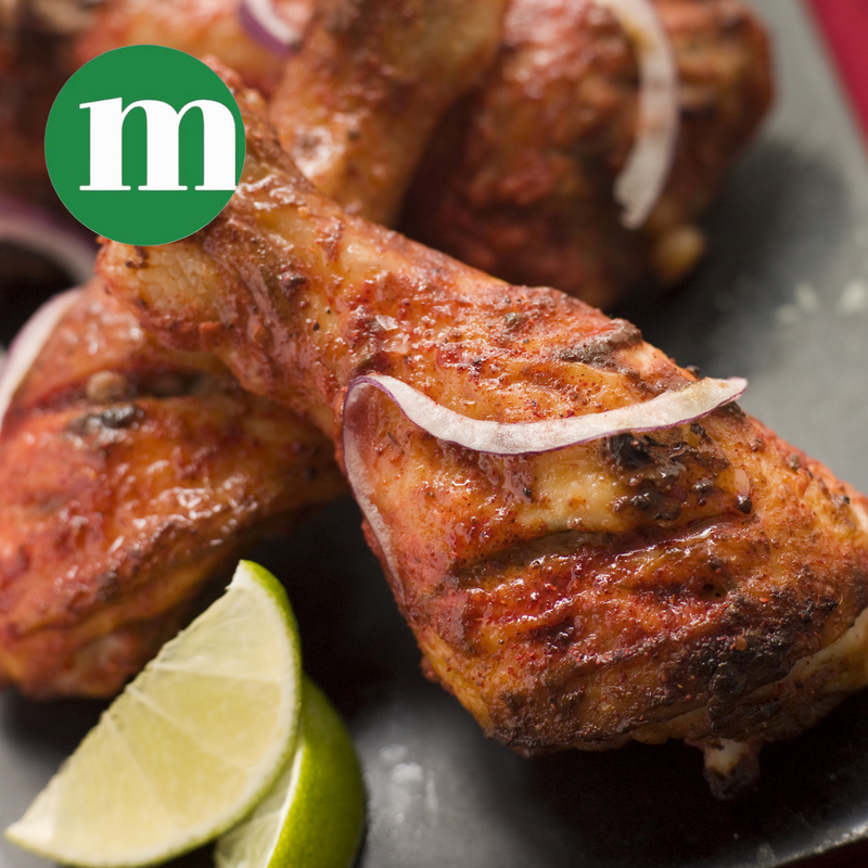 Noori Halal Butchers, Tandoori Seasoned Chicken Drumstick