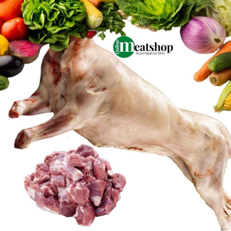 Fresh Halal British Whole Goat 15-17kg - Young Goat