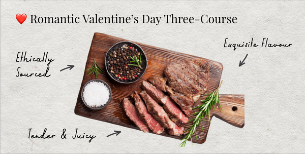 Romantic Valentine's Day Three-Course Meal