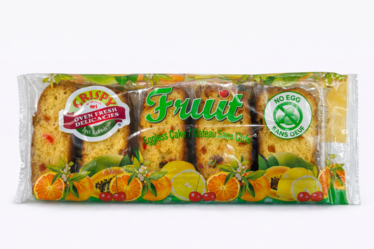 Crispy Fruit Eggless Cake Slices - Onlinemeatshop.com