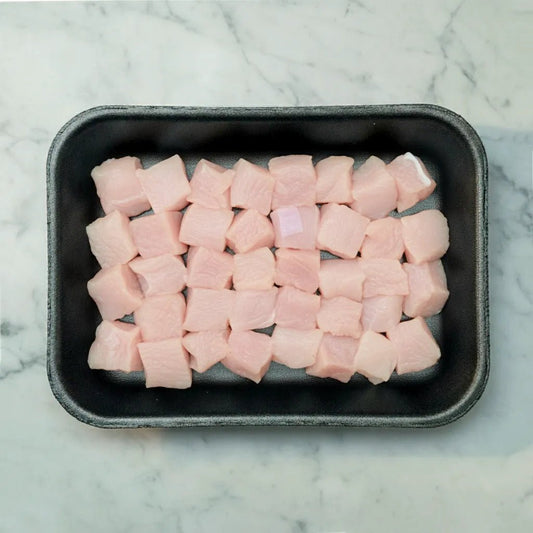 Fresh Halal British Diced Chicken Breast Boneless & Skinless - Onlinemeatshop.com